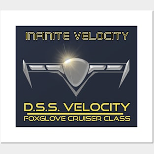 Infinite Velocity (Silver) Posters and Art